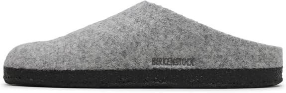 Birkenstock Unisex Zermatt Rivet Wool Felt Light Gray Sandals Size: 10M/11.5W