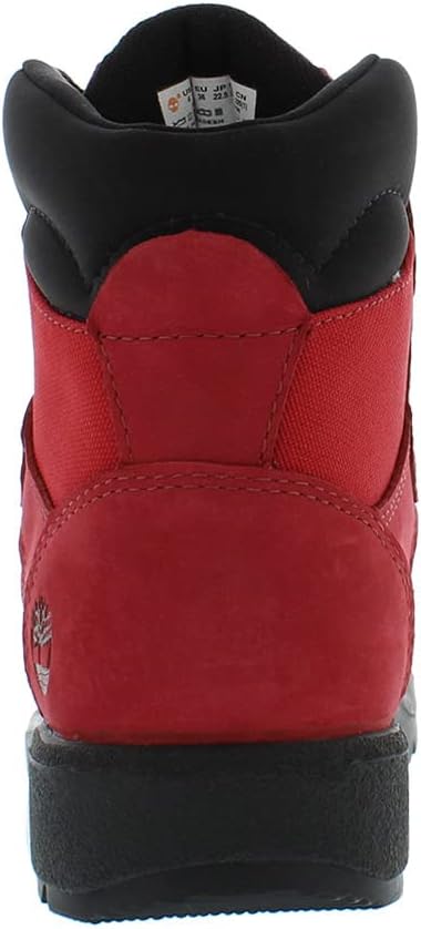 Timberland Little Kids' 6-Inch Field Boots Dark Red Nubuck  SIZE 5.5 M/M JUNIOR'S