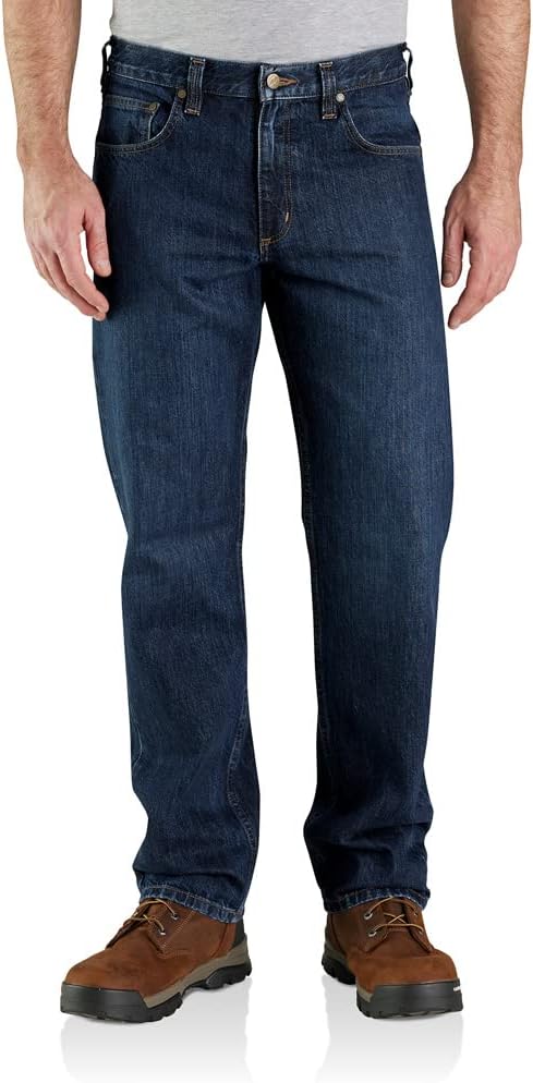 Carhartt Men's Relaxed Fit 5 Pocket Jean Size: 38x28