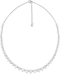 Michael Kors - Kors Brilliance Premium Sterling Silver Necklace for Women MKC1611AN040, One size, Silver, No Gemstone