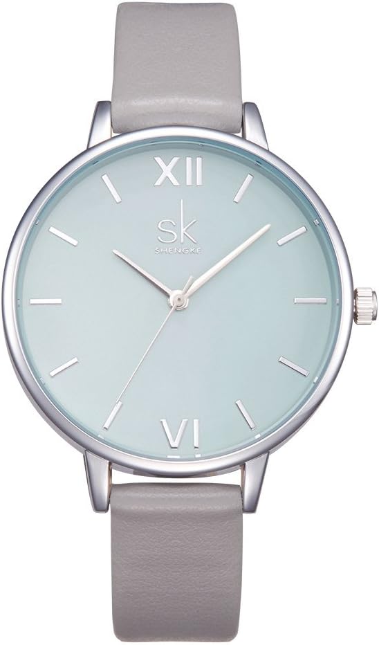 Shengke Women's watch leather brand