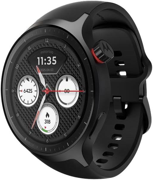 Motorola Moto Watch , Volcanic Ash , Silicone Band