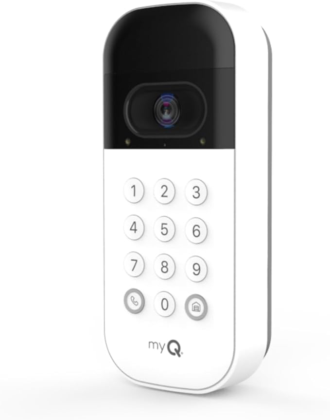 MyQ Smart Garage Door Video Keypad