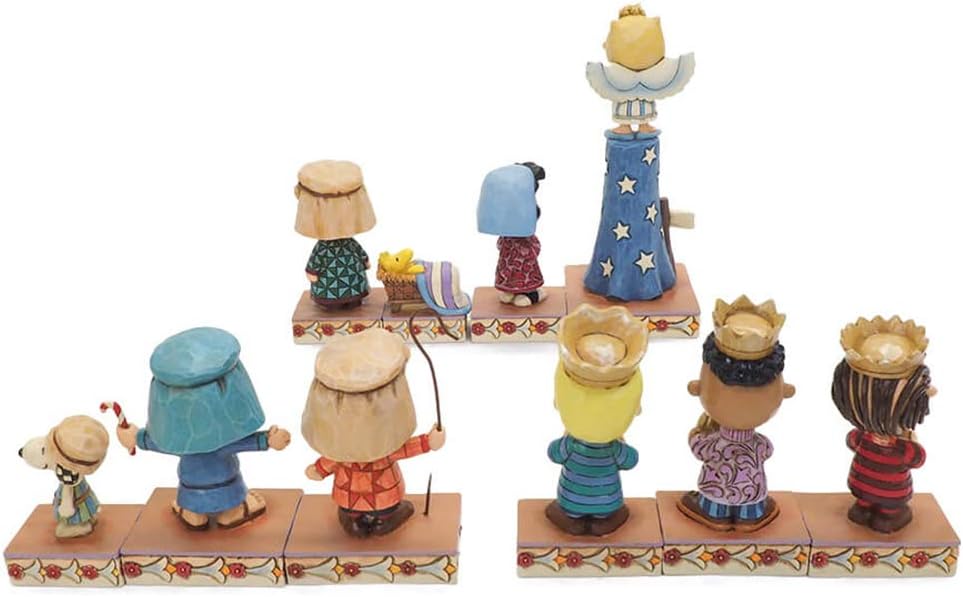 Enesco Peanuts Mini Nativity Scene (Full Set) by Jim Shore , 7.5 Inch, Multicolor