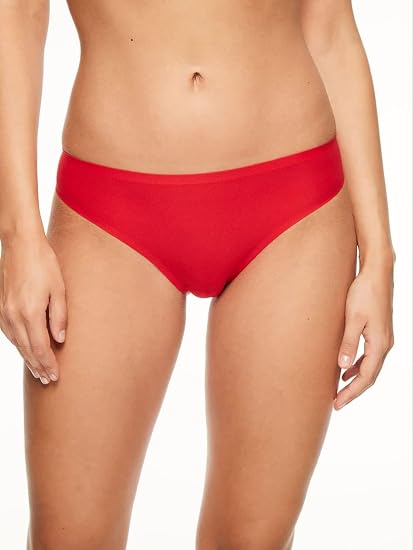 Chantelle Soft Stretch Thong (C26490-OYU) - Poppy - One Size