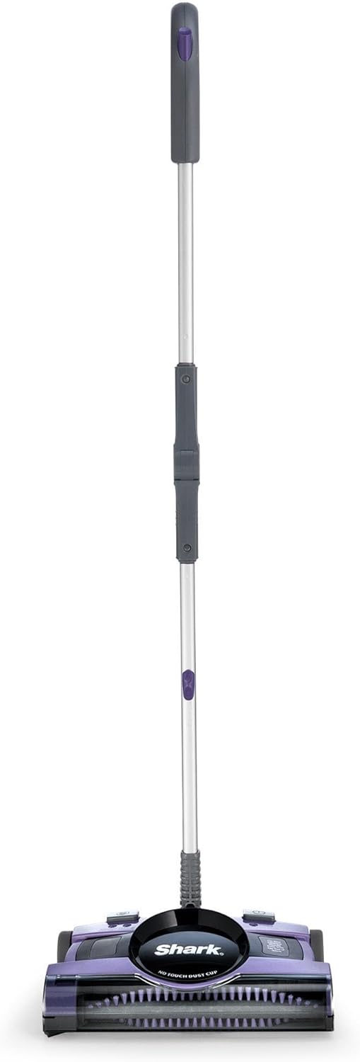 Shark Cordless Rechargeable Floor & Carpet Sweeper, Dual Speed 12" Brush