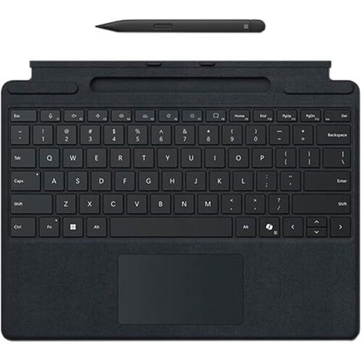 Micrsoft Surface Pro Keyboard w/Slim Pen Commercial Black