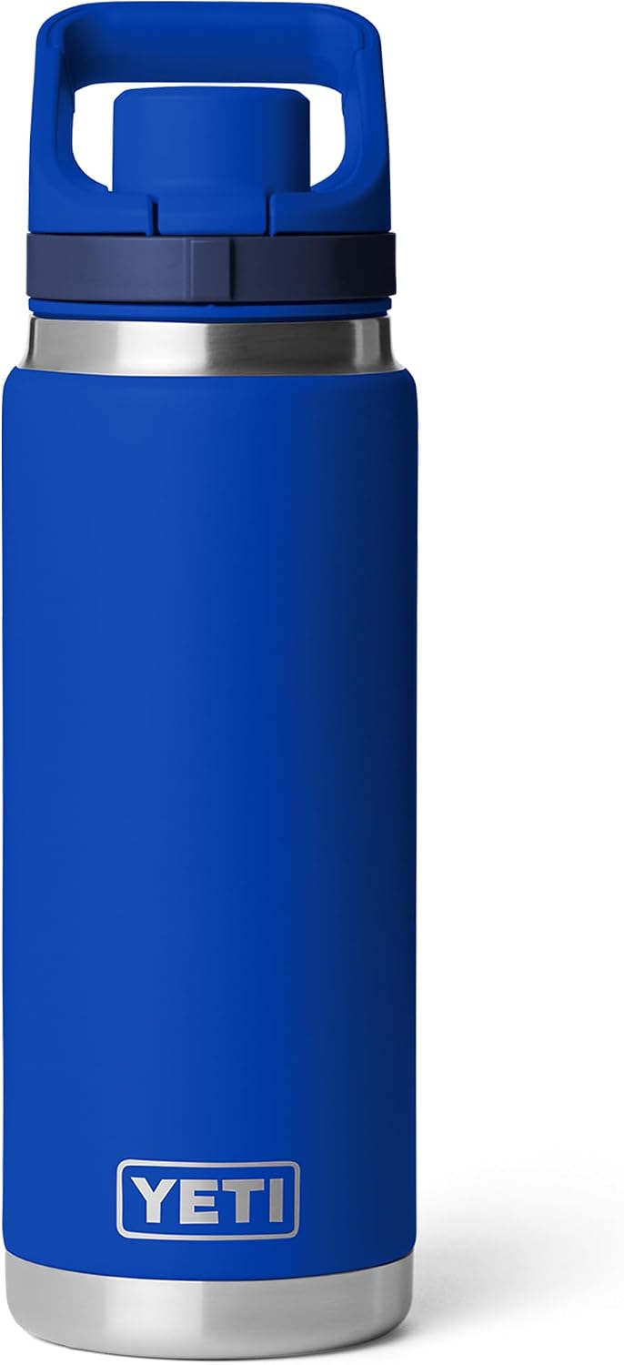 YETI Rambler 26 oz Water Bottle with Flip Chug Cap, Royal Blue