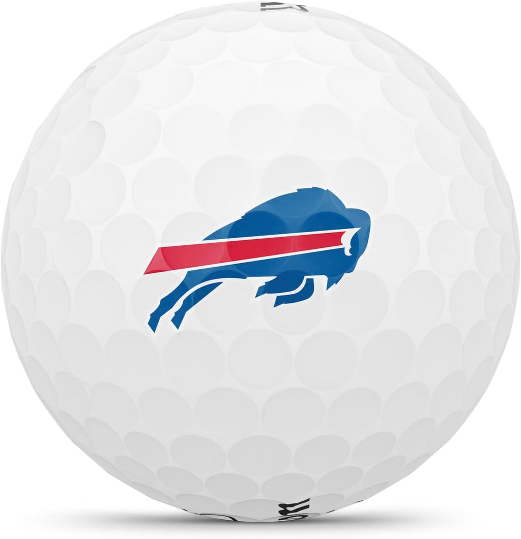 WILSON 2025 Duo Soft NFL Golf Ball - 12 Balls, White, Atlanta Falcons
