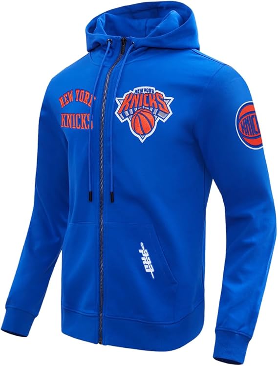 Pro Standard Mens NBA Classic Wind Suit Woven Full Zip Hoodie  NEW YORK KNICKS  XL