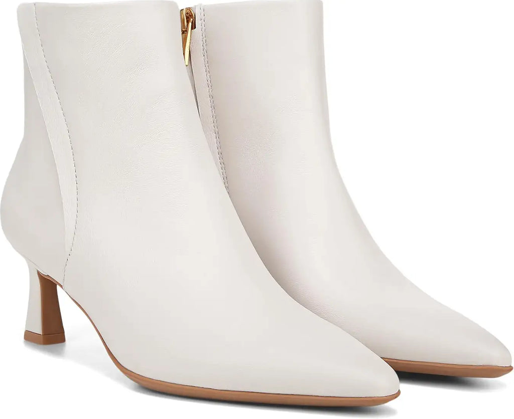 NATURALIZER Women's Deesha Booties in Warm White Leather - 8M