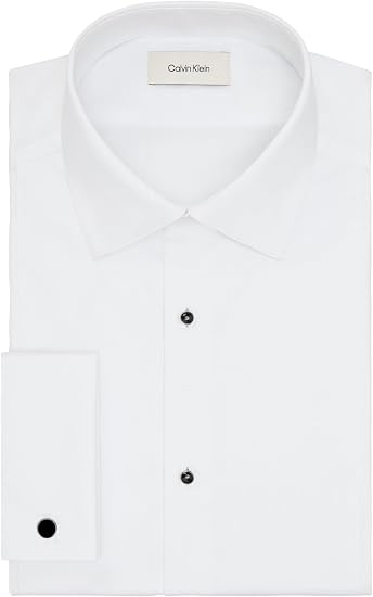 Calvin Klein Men's Dress Shirt Non Iron Stretch Slim Fit Formal Occasion (Size: XX-Large)