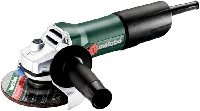 Metabo 4-1/2-Inch / 5-Inch Angle Grinder, 11,500 RPM, 8 Amp, Slide Switch (Locking), W 850-125, 603608420, Green