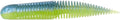 Savage Gear Ned Dragontail Slug 3" 5 pc (Electric Blue Chartreuse) Lure