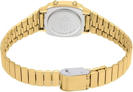 Casio Women's Vintage LA670WGA-1DF Daily Alarm Digital Gold-tone Watch (OPEN BOX)