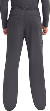 Cherokee Men's Scrub Pants with Cargo Pockets - Pewter - Small