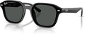 Ray-Ban RB4458D Sunglasses, Black/Dark Grey, 65 mm