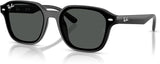 Ray-Ban RB4458D Sunglasses, Black/Dark Grey, 65 mm