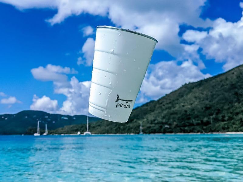 Pirani 16oz Insulated Stackable Tumbler -Great White