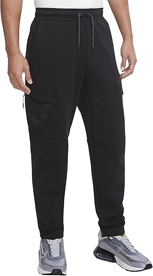 Nike M Nsw Tch Fleece Utility Pant-Black New with Tags