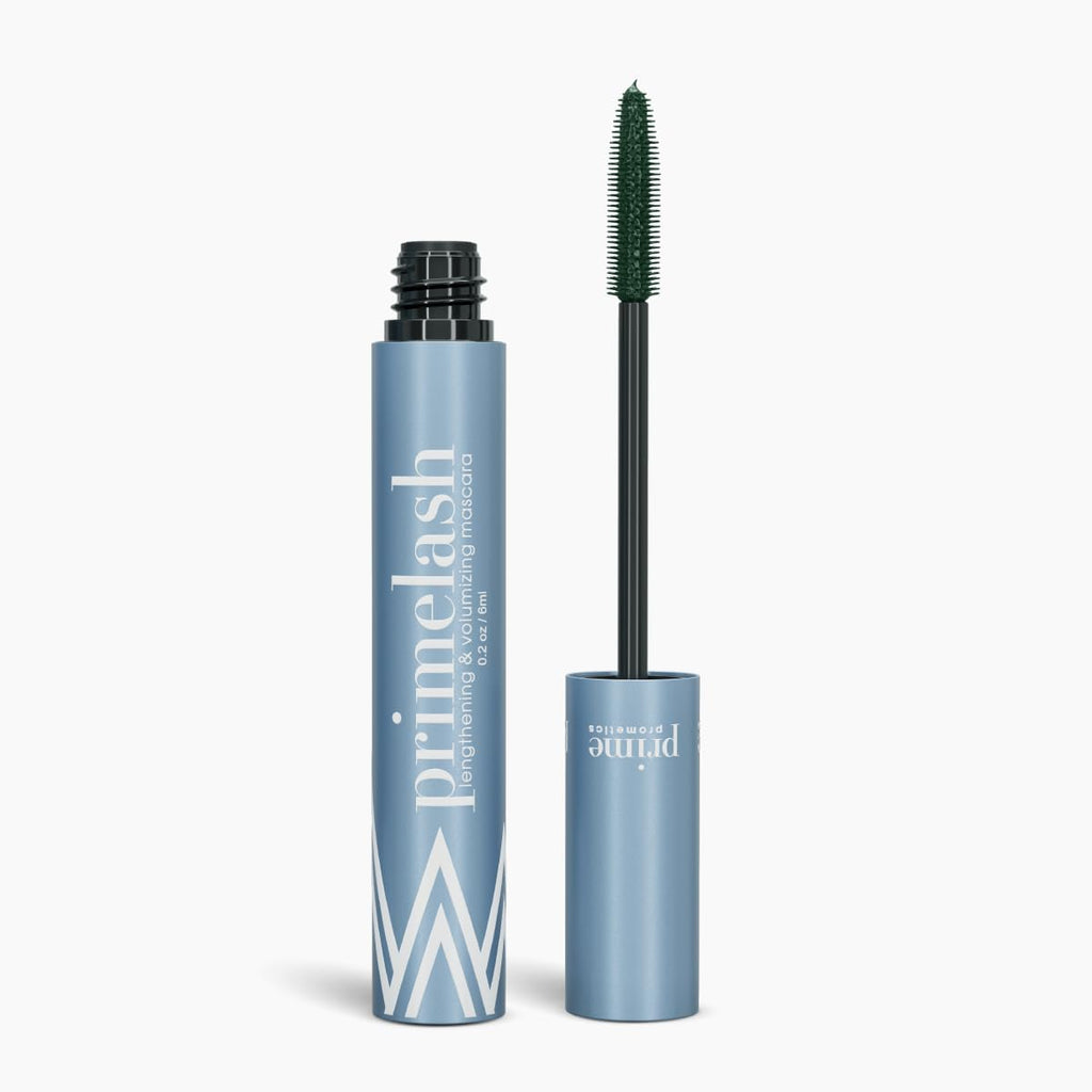 Prime Prometics PrimeLash Mascara for Older Woman (Emerald) | Volumizing, Incredible Length in 2 Coats, Long-Stay, Zero Clumps, Hypoallergenic