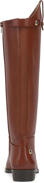 INC Women's Aleah Leather Tall Knee-High Boots Tan (Size: 6 Medium)