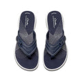 CLARKS Cloudsteppers Women's Breeze Reyna H Sandals in Navy/White - 9M
