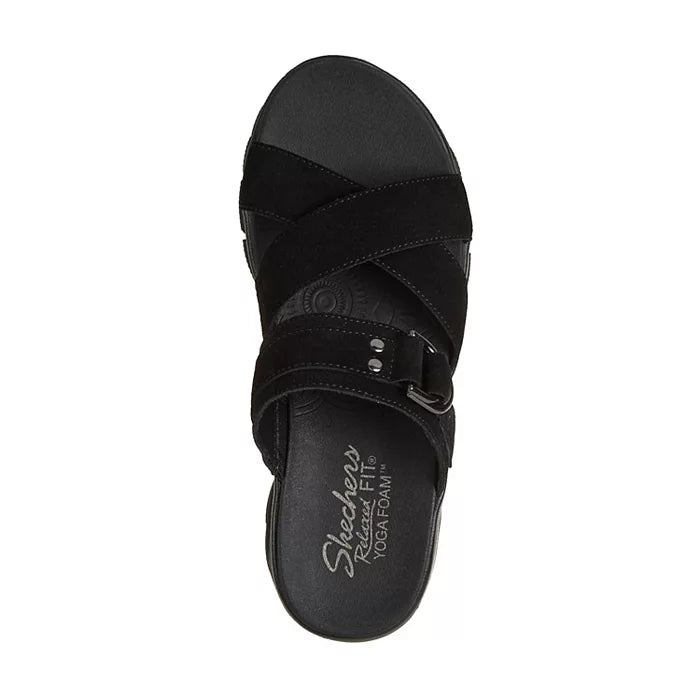 Skechers Relaxed Fit Easy Going Simply Dreamy Women's Sandals - Black - Size 9