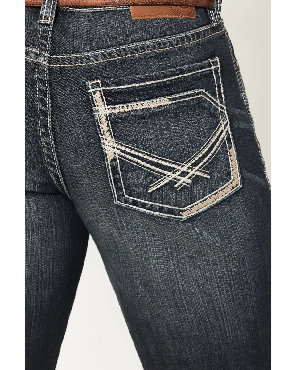 *Cody James Men's Cayanne Wash Duke Relaxed Bootcut Stretch Denim Jeans size 30/30