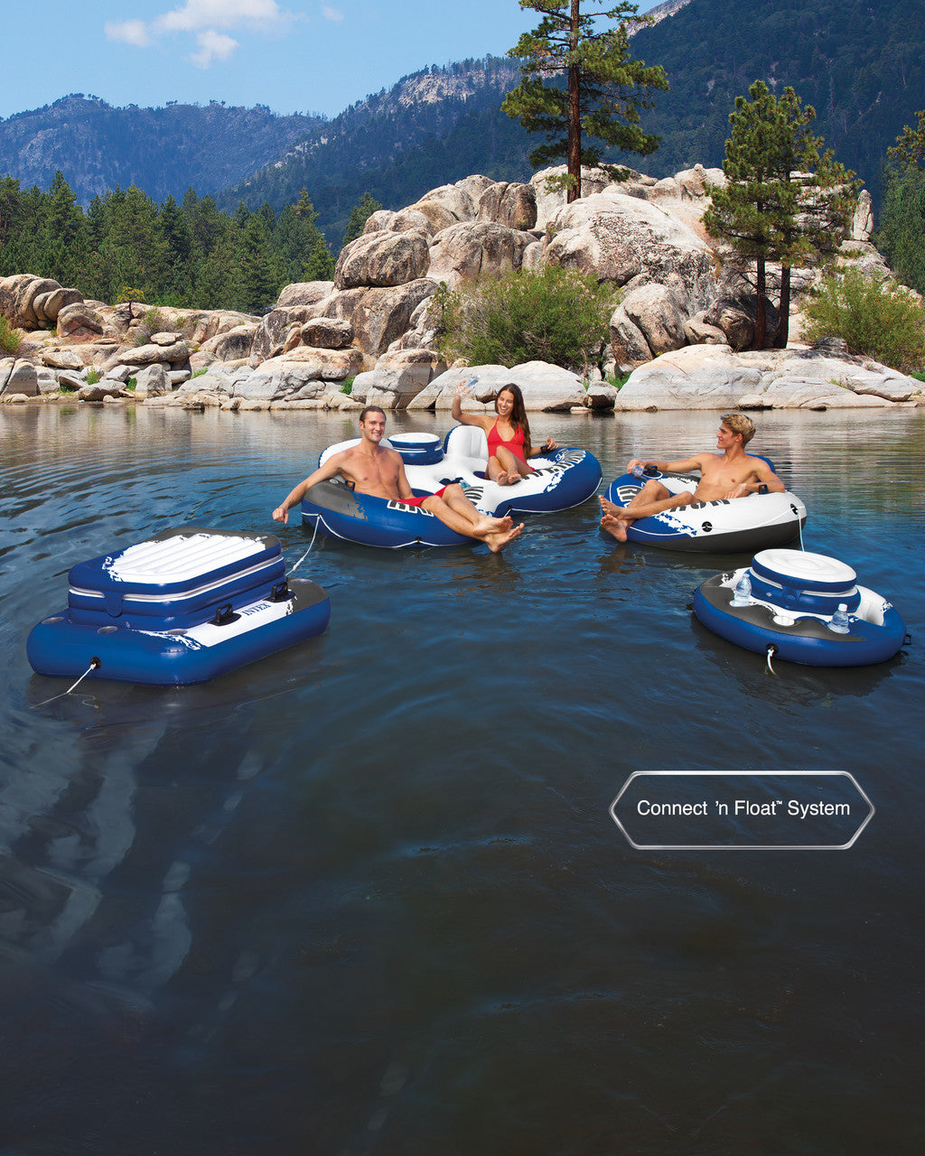 INTEX Mega Chill 2 Cooler - Floating Inflatable Cooler