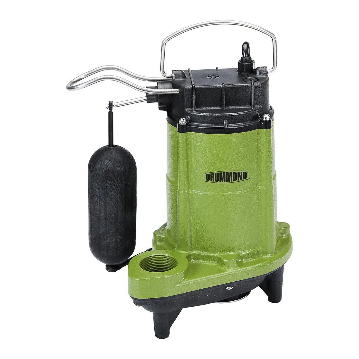DRUMMOND 1/2 HP Submersible Sump Pump with Heavy Duty Snap-Action Float Switch, 4400 GPH