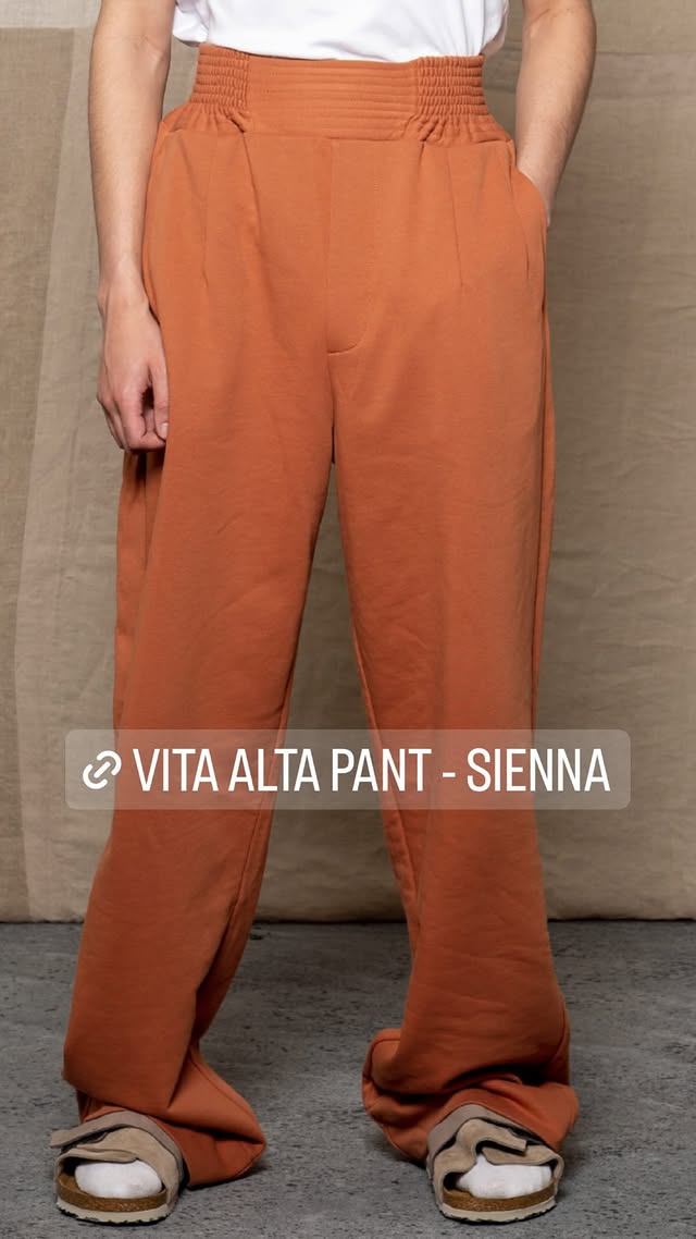Premium Streetwear - Vita Alta Pants Sienna