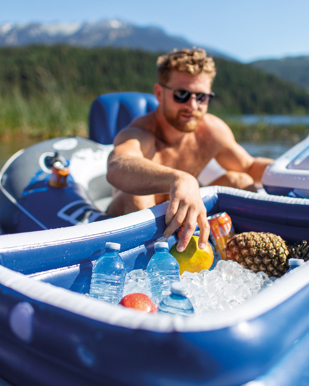 INTEX Mega Chill 2 Cooler - Floating Inflatable Cooler