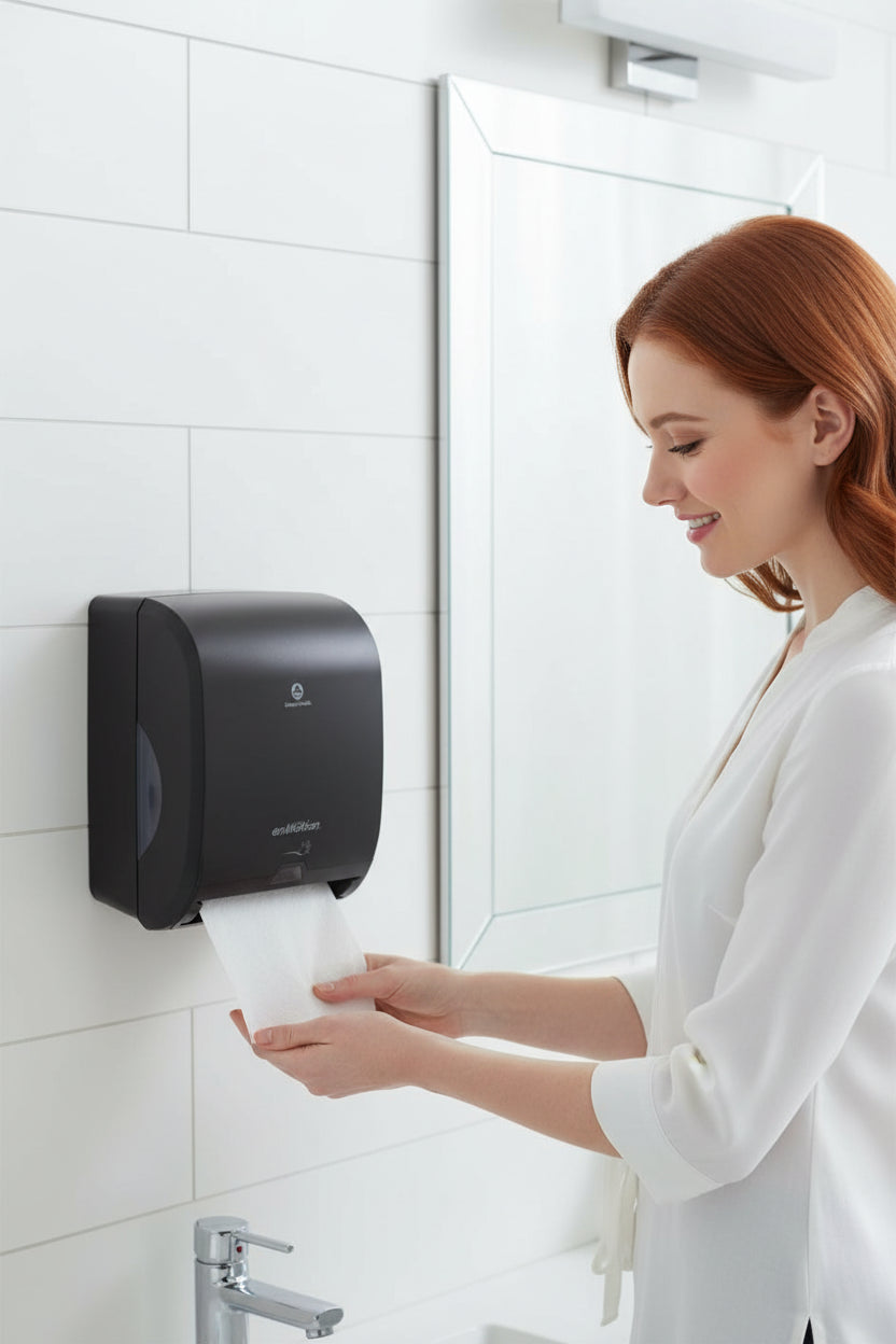 enMotion Touchless Paper Towel Dispenser, Wall Mount, Black