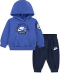 Nike Athletic Dept. Hoodie & Jogger Set - Midnight Navy/Blue - 4T