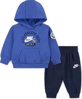 Nike Athletic Dept. Hoodie & Jogger Set - Midnight Navy/Blue - 4T