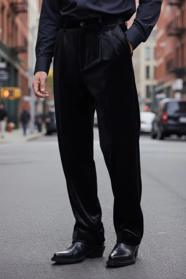 Barabas Men's Quito Velvet Pants (Size: 38 )
