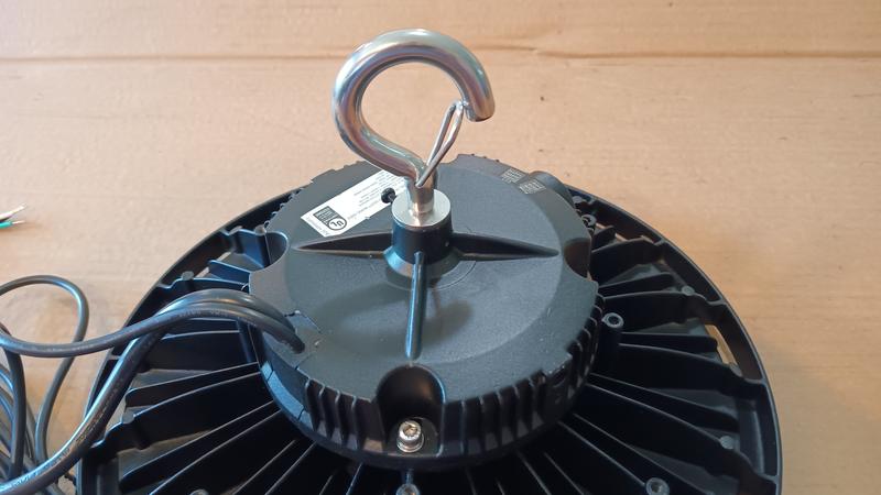 12.6 in. 150/200/240-Watt Selectable Dimmable Integrated LED UFO High Bay Light with Preinstalled Hook, 3000/4000/5000K