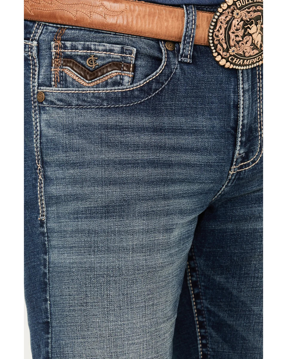 Cody James Men's Sundance Wash Jackson Slim Straight Stretch Denim Jeans Size 30/32