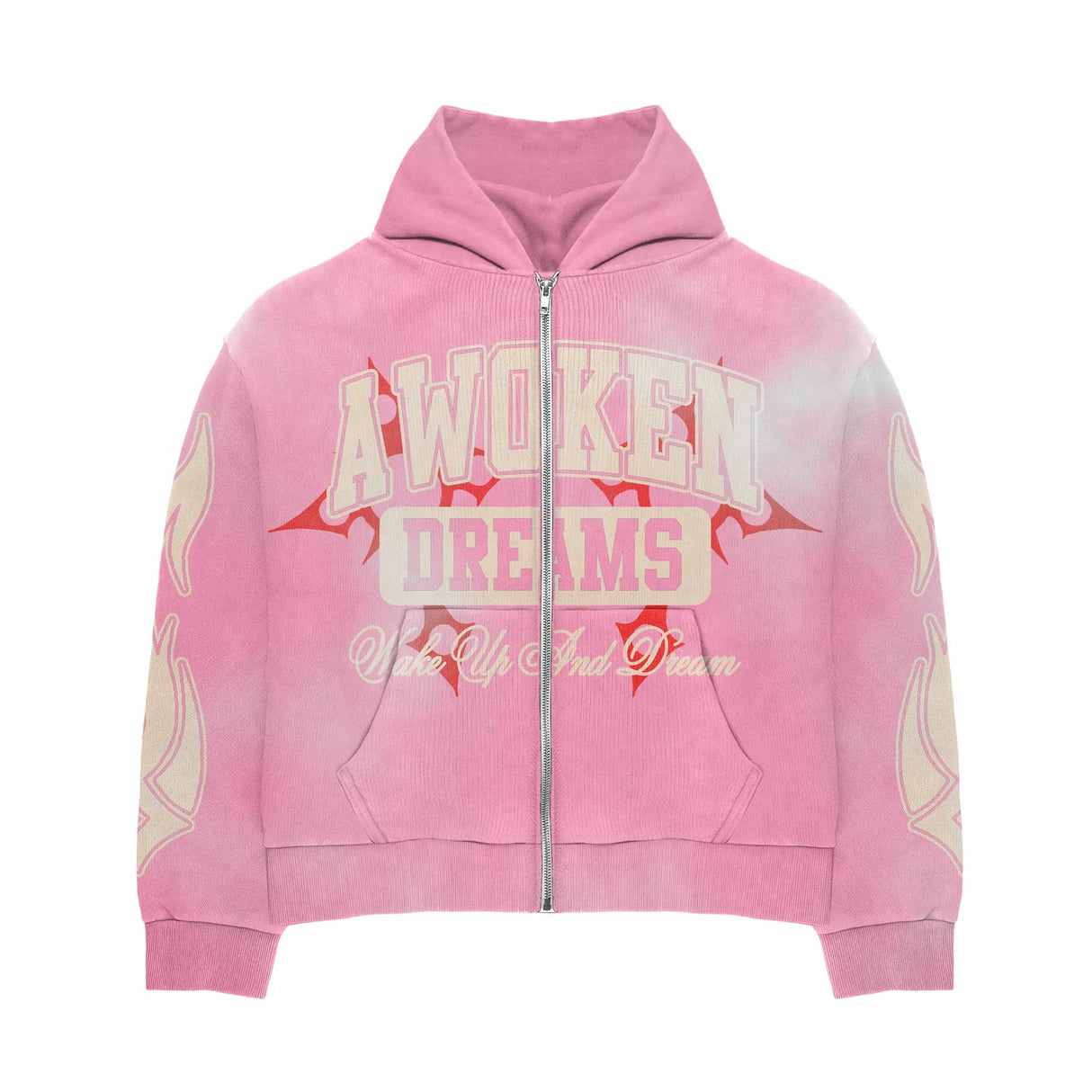 Awoken Dreams Pink Zip Up Hoodie And Sweats