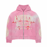 Awoken Dreams Pink Zip Up Hoodie And Sweats