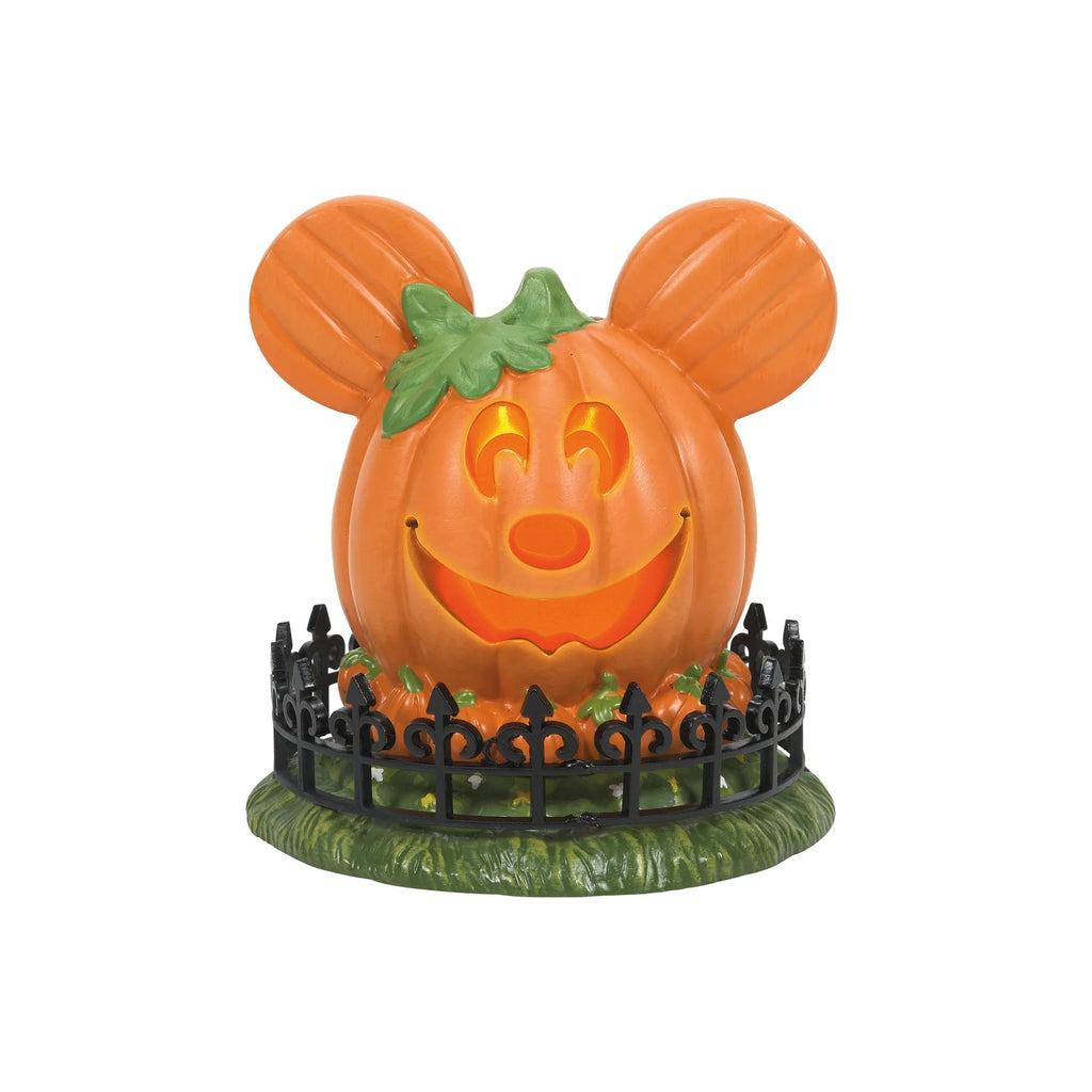 *Disney Mickey's Town Center Pumpkin, 4 in H x 3.75 in W x 3.75 in L