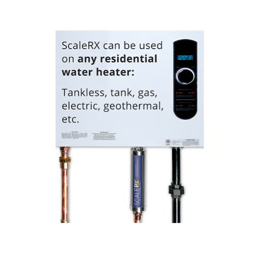 American Valve SCALERX 1 in Scale Preventer For Water Heater
