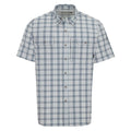 Field & Stream Men's Patterned Short-Sleeve Button-Down Outdoorsman Shirt - Navy/White Plaid - Large