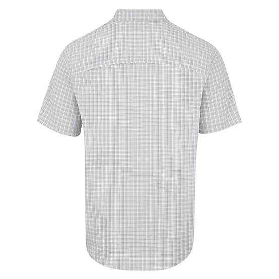 Field & Stream Men's Patterned Short-Sleeve Button-Down Outdoorsman Shirt - Grey Plaid - Large