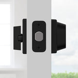 Kwikset 660 Deadbolt Lock, Matte Black Square Exterior Keyed Front Entry Door, Pick Resistant SmartKey Rekey Security, Single Cylinder Dead Bolt