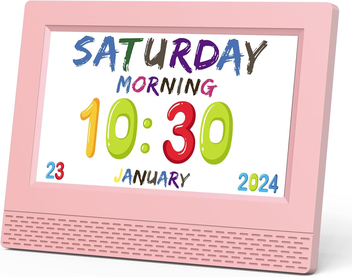 Kids Digital Calendar Day Clock- New