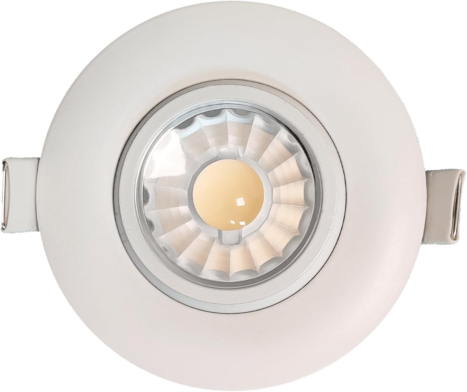 Goodlite G-19845 2.75 Inch LED Round Luminaire 8w 650 Lumens (75W Eqv) with Junction Box, 40° 360° Rotatable Eyeball and 30° Tilt, Warm White