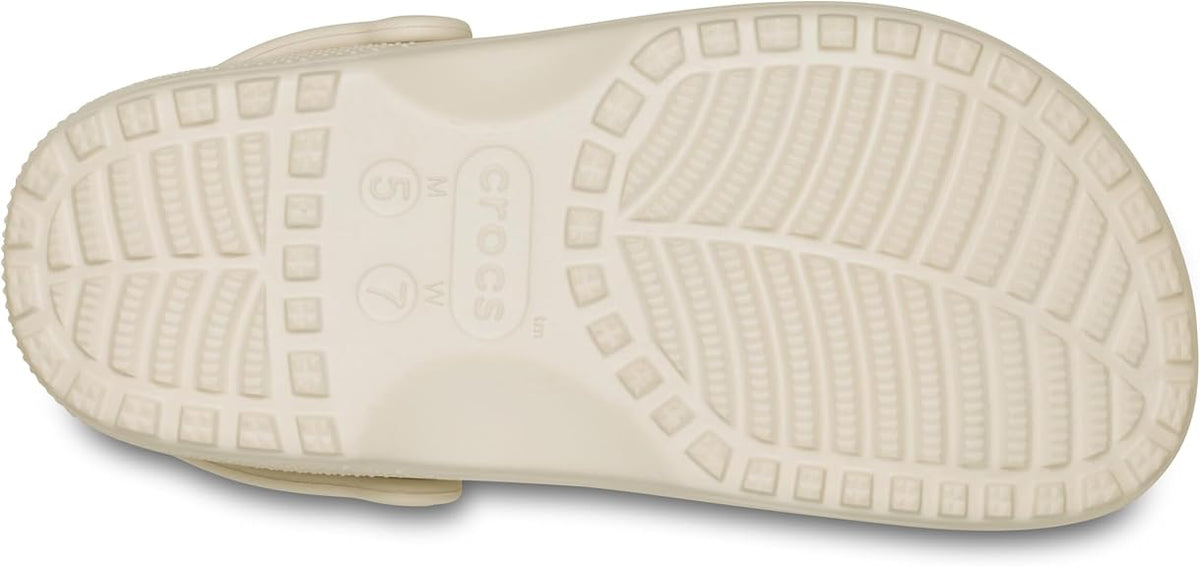 Crocs Unisex-Adult Classic Crafted Canvas Clogs for Men and Women, Floral Frappé, 6 Women/4 Men