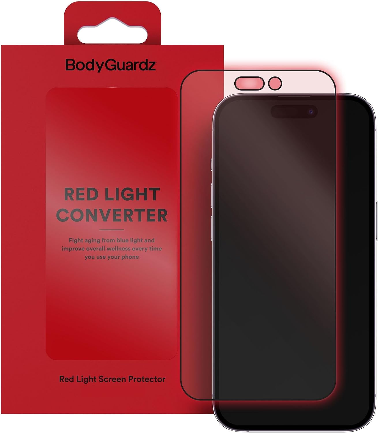 BODYGUARDZ Red Light Converter Screen Protector - iPhone 17 Pro / 16 Pro